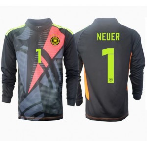 Fotbalové Dres Německo Manuel Neuer #1 Brankářské Domácí Oblečení ME 2024 Dlouhý Rukáv